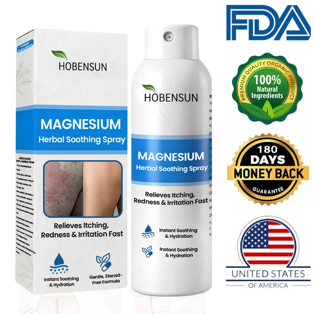 HOBENSUN® Magnesio Kruiden Spray para psoriasis