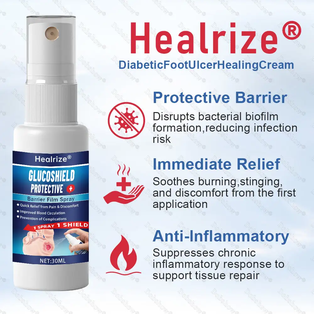 Spray de película protectora de barrera Healrize® GlucoShield - Imagen 3