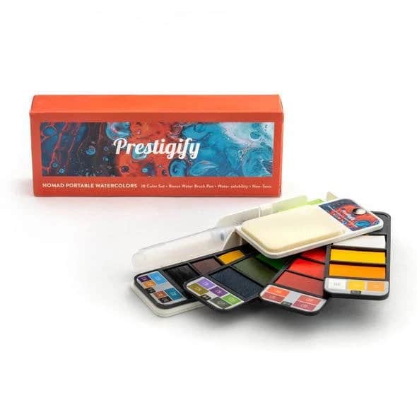 Juego de pintura de acuarela