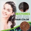 Solución orgánica para oscurecer el cabello