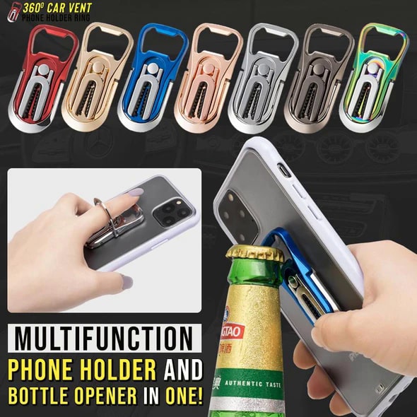 Anillo de soporte para teléfono con ventilación de coche de 360º - Imagen 2