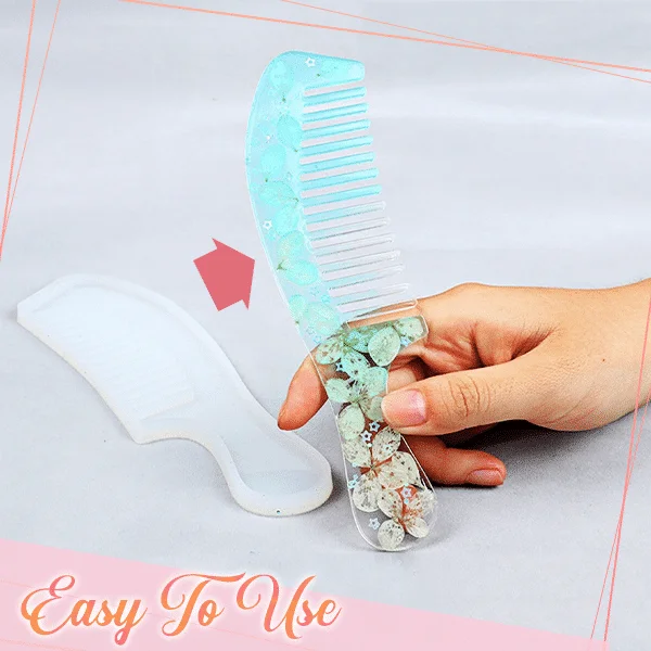 Juego de bricolaje de peine de resina de cristal - Imagen 2