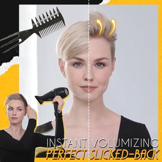 Peine profesional para el cuidado de Quiff con espalda resbaladiza - Imagen 2