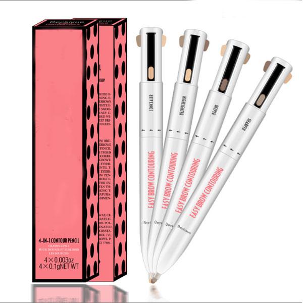 Lápiz para resaltar y contorno de cejas 4 en 1 - Imagen 2