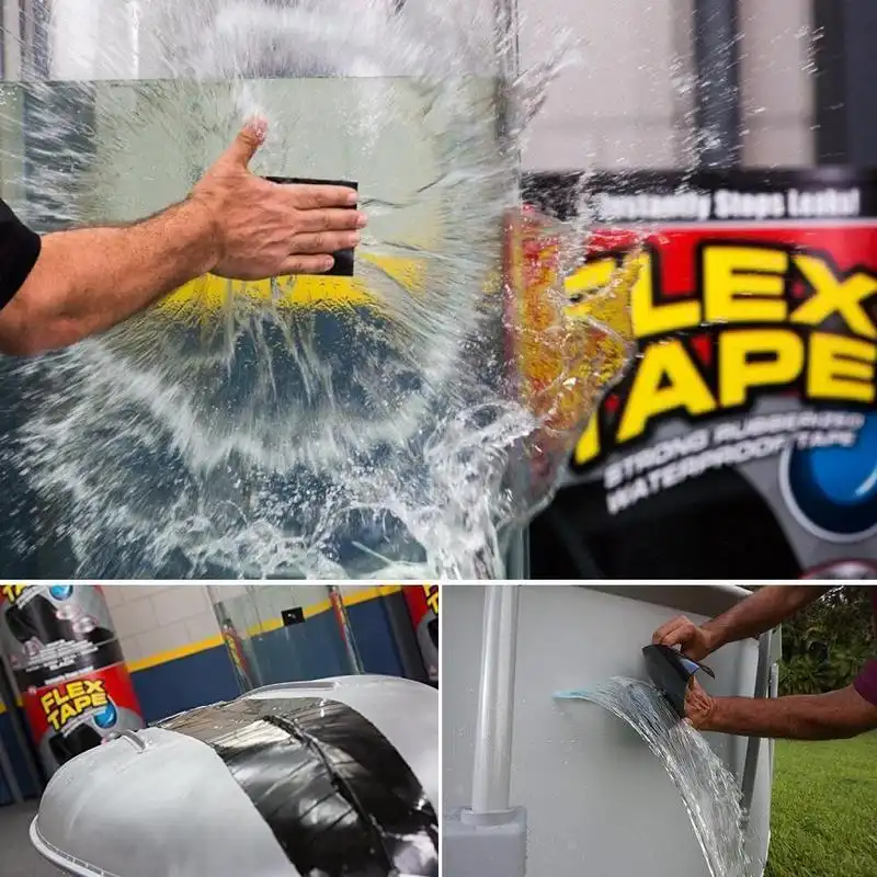 Cinta adhesiva de reparación de caucho impermeable Merryferris - Imagen 2