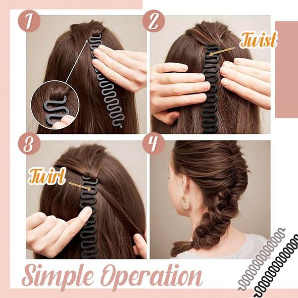 Herramienta para trenzar el cabello TwistUp - Imagen 3