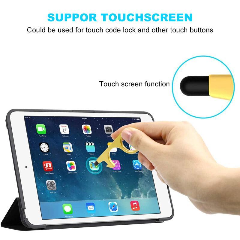 Herramientas para abrir puertas sin contacto con llavero colgante - Imagen 3