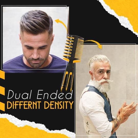 Peine profesional para el cuidado de Quiff con espalda resbaladiza - Imagen 3