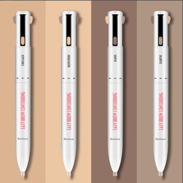 Lápiz para resaltar y contorno de cejas 4 en 1 - Imagen 3