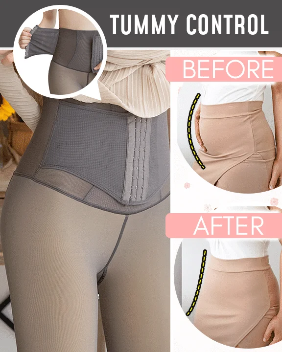 Leggings térmicos de compresión con forro polar transparente - Imagen 3