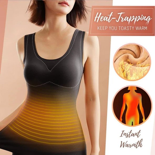 Camisola de forro polar con sujetador con memoria 5D sin costuras - Imagen 3