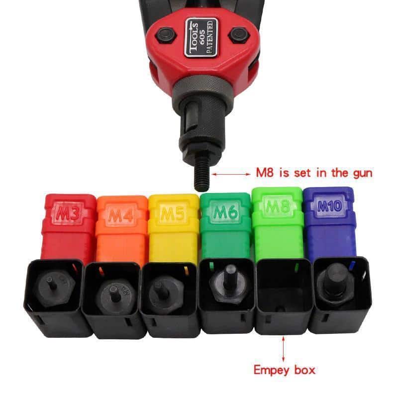 Juego de herramientas de remachado automático premium - Imagen 4