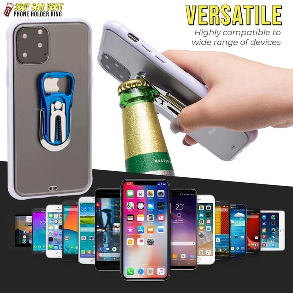 Anillo de soporte para teléfono con ventilación de coche de 360º - Imagen 4