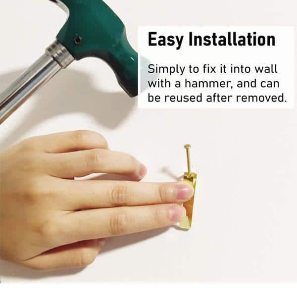 130 perchas para cuadros con clavos. - Imagen 4