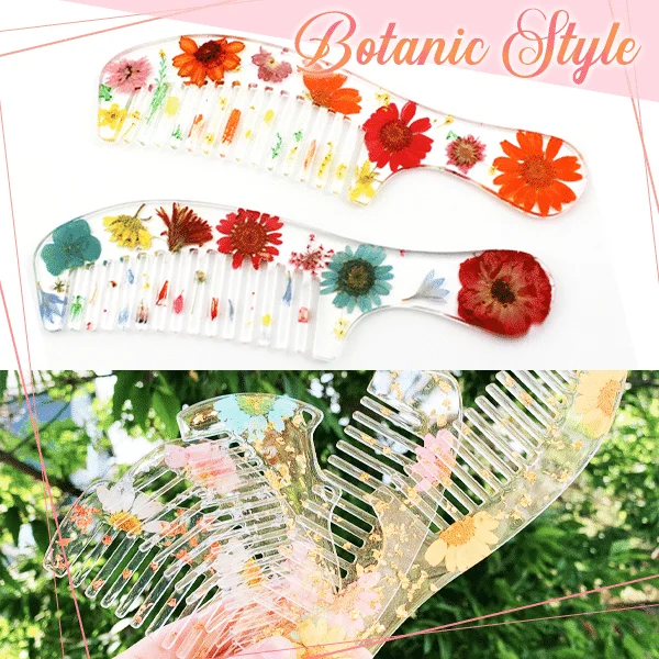 Juego de bricolaje de peine de resina de cristal - Imagen 4