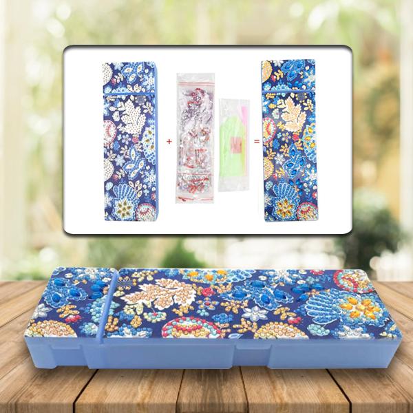 Estuche para lápices con bordado de diamantes DIY - Imagen 4