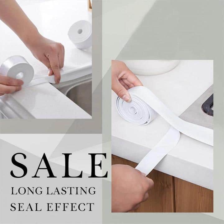 Cinta de reparación impermeable para bañera, baño, cocina - Imagen 4