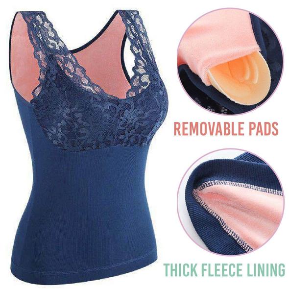 Top sin mangas de polar con corte profundo - Imagen 4