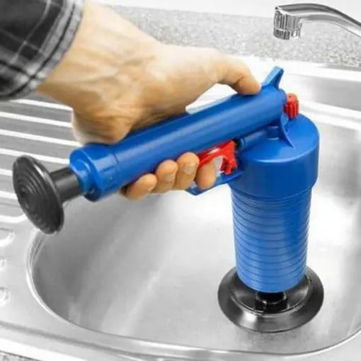 Bomba limpiadora de energía neumática