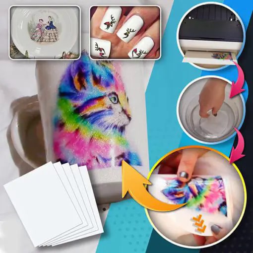 Papel Decomanía al Agua Decoré