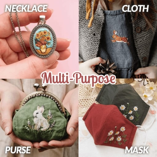 Juego de agujas perforadoras para costura de bordado EasyStitch