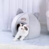 Cama para gatos plegable y extraíble