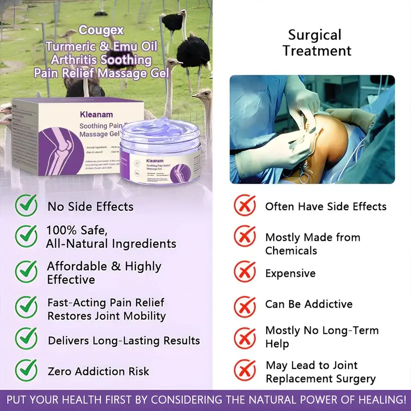 Curcumina y Gel para el dolor con aceite de emú - Imagen 3