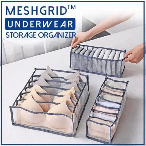 Organizador de almacenamiento de ropa interior MeshGrid
