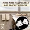 Soportes de soporte de varilla ajustables sin clavos