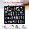 Prensatelas para máquina de coser, 32 piezas en kit