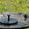 Kit de fuente de baño para pájaros con energía solar