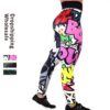 Leggings con estampado digital para mujer